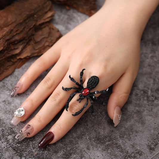Halloween Gothic Spider Ring