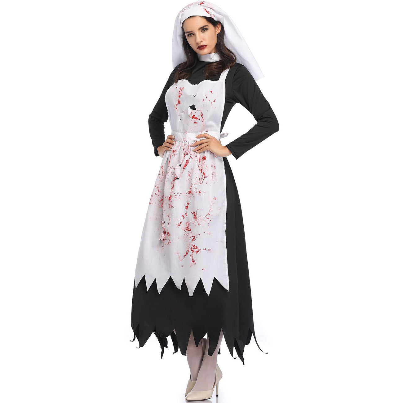 Halloween Nun Costume Dress