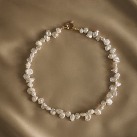 Natural Freshwater Pearl Necklace – Irregular Pearl Jewellery for Women