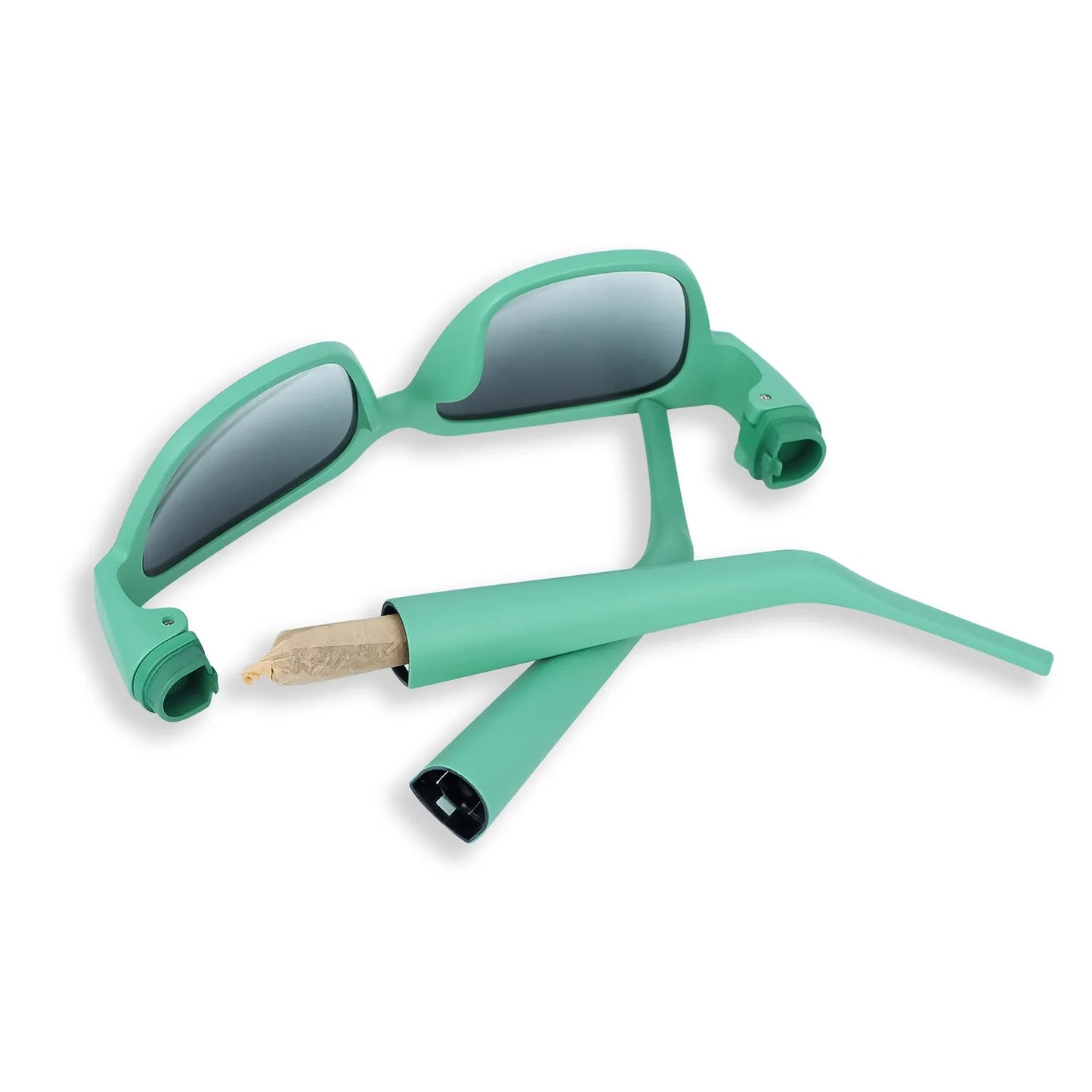 Hidden Storage Sunglasses Secret Compartment Shades Unisex UV Glasses