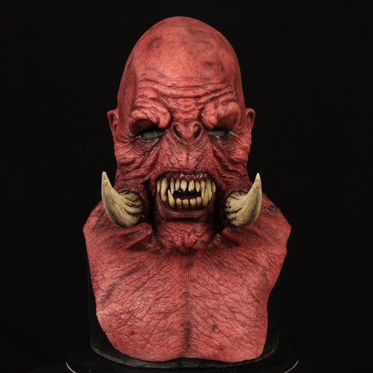 Latex Halloween Orc Cosplay Mask – Scary & Realistic