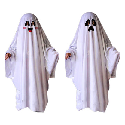 Halloween Ghost Cloak Costume – White & Fun Designs