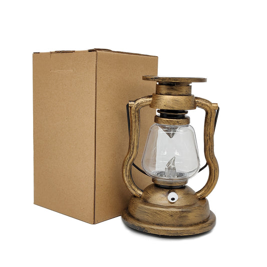 Portable Retro Kerosene Halloween Lantern – Solar Lamp
