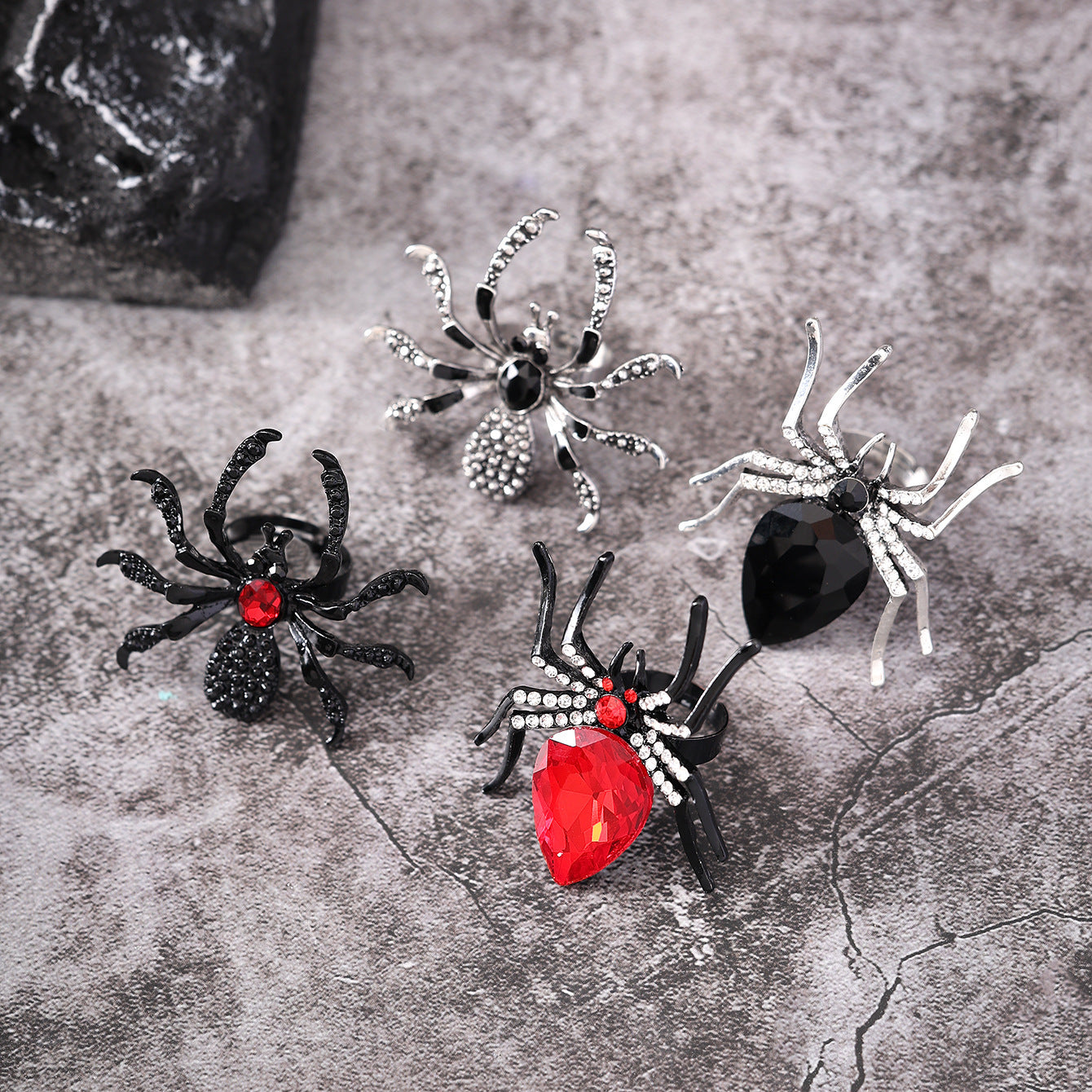 Halloween Gothic Spider Ring