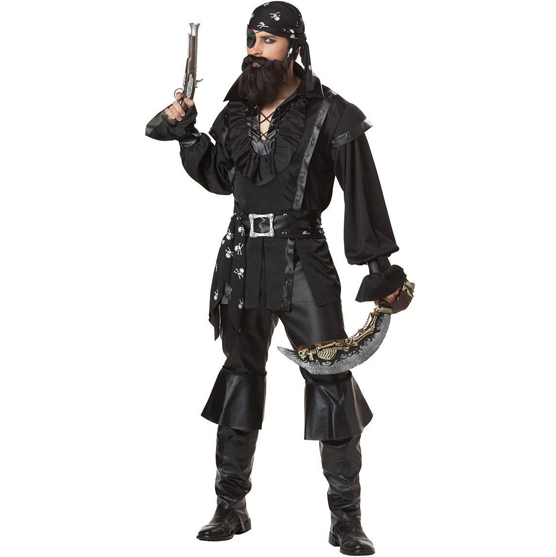 Halloween Male Pirate Cosplay Costume