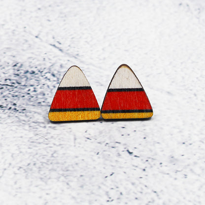 Halloween Bat Stud Earrings – Spooky Chic