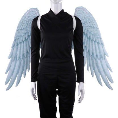 Halloween Angel Wings – Oversized Black & White