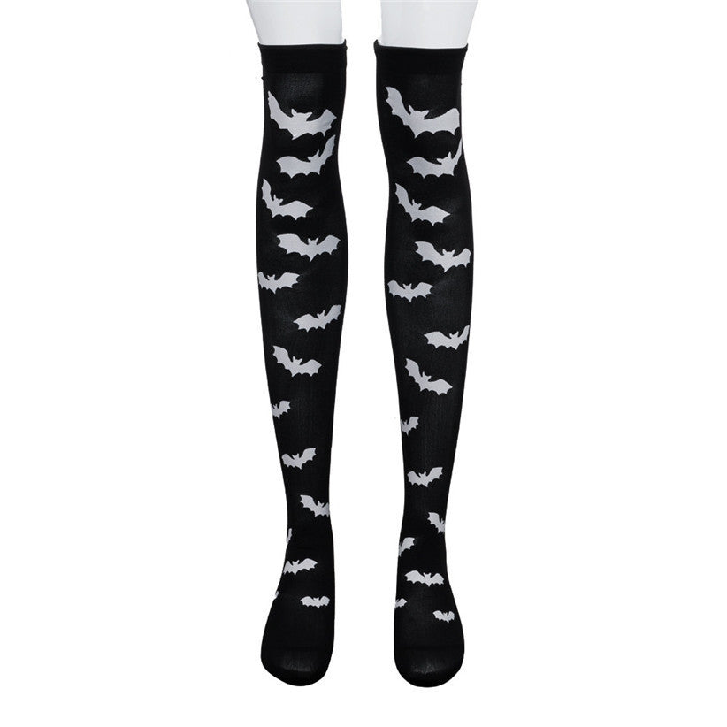 Halloween Bat Knee-High Socks