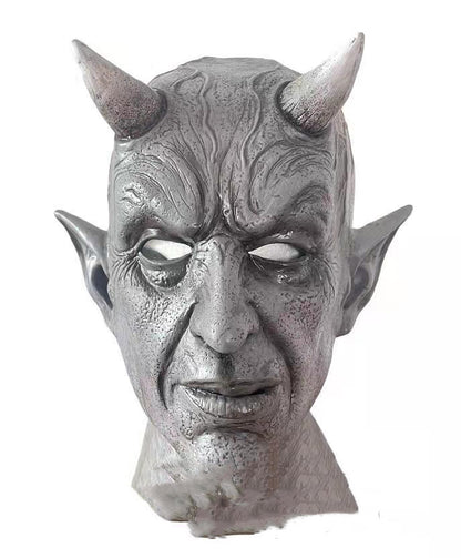 Horned Demon Latex Halloween Mask