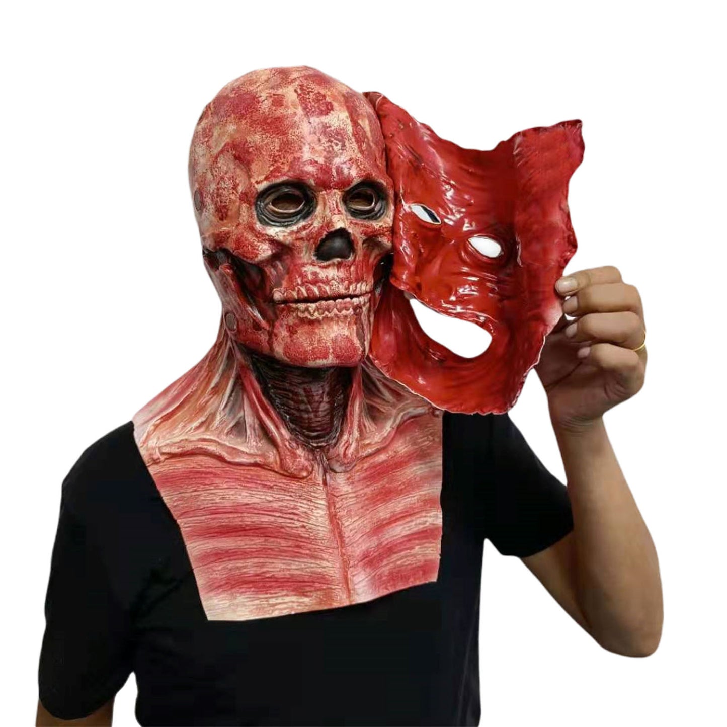 Halloween Latex Horror Mask – Scary Headgear