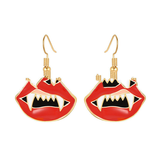 Halloween Skull Earrings – Funny & Unique U-Shape