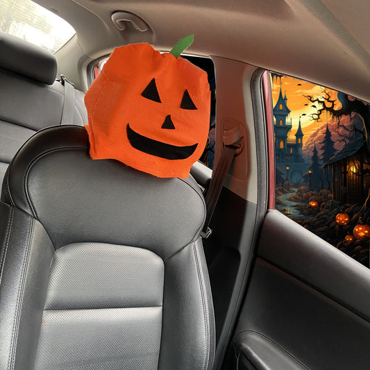 Halloween Pumpkin Chair Cover – Festive Decor