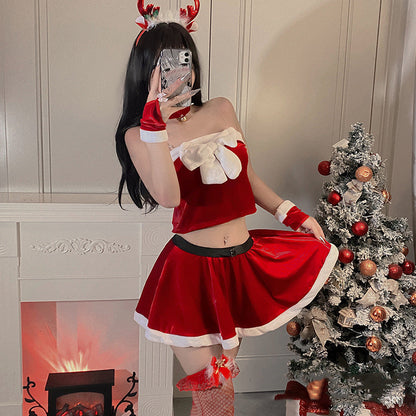 Women’s Halloween Skirt & Top Costume Set