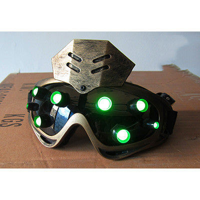 Halloween Luminous Goggles – Punk Party Accessory