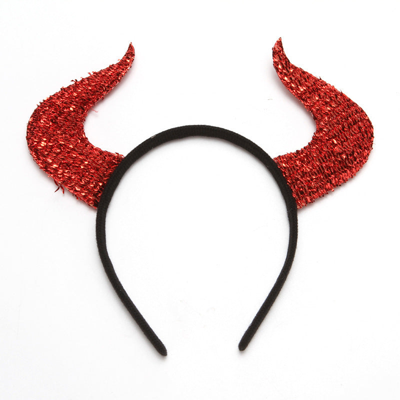 Halloween Horn Headband – 2PCS Spooky Headwear