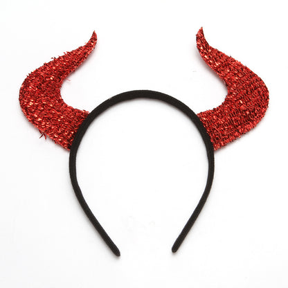 Halloween Horn Headband – 2PCS Spooky Headwear