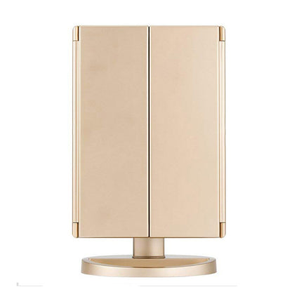 LED Lighted Makeup Mirror 3 Color Modes 2X/3X Magnification Touch Vanity