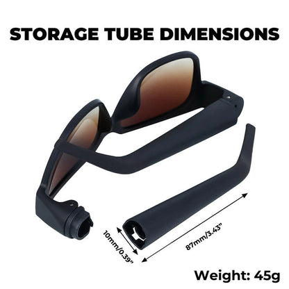 Hidden Storage Sunglasses Secret Compartment Shades Unisex UV Glasses