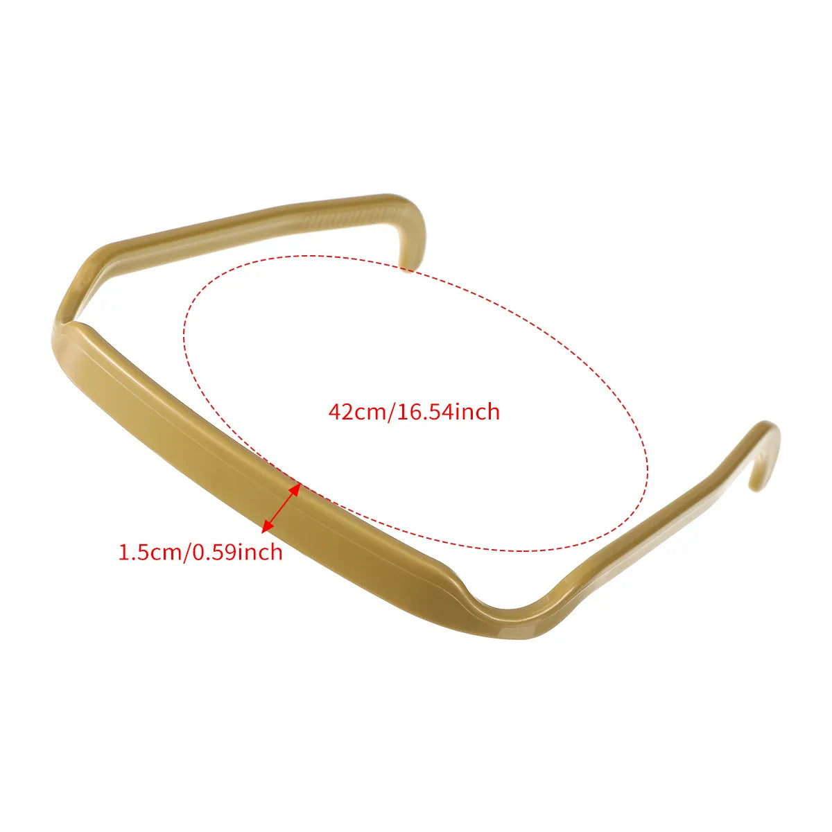 Invisible Hair Headband Square Design Stylish Hair Band Fashion Accessory