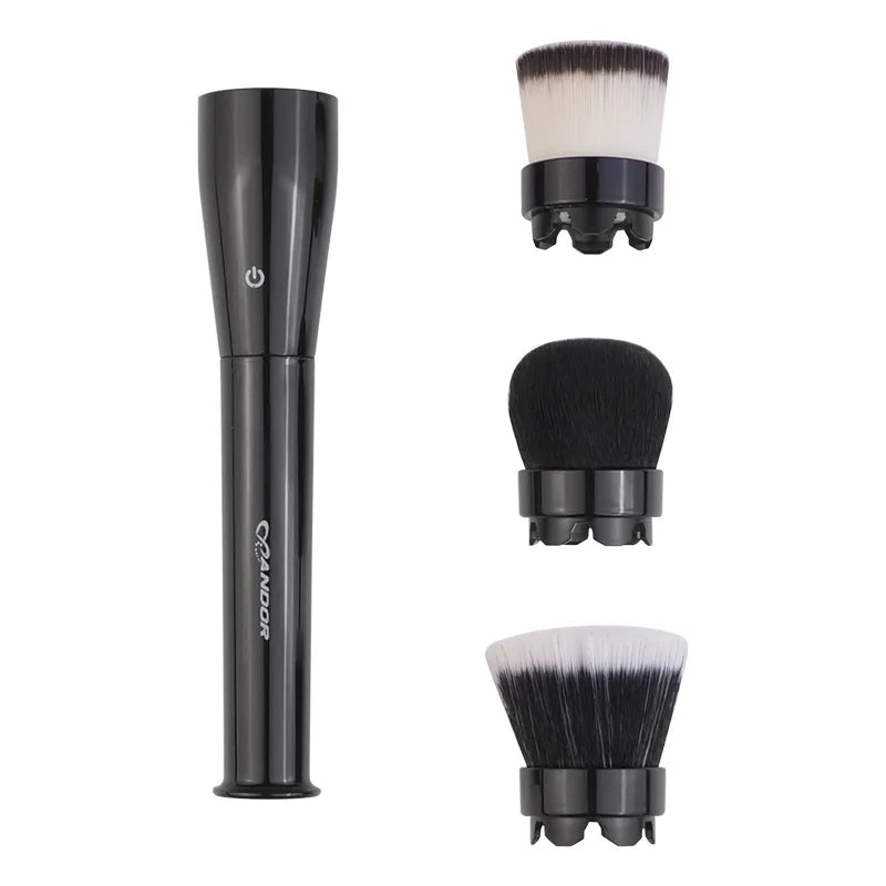 3 in 1 Electric Makeup Brush Vibration Rotating Foundation Blush Tool