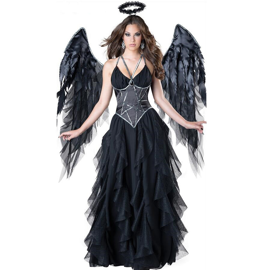 Halloween Demon Dark Angel Costume for Women