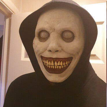 Creepy Smiley Face Halloween PVC Mask