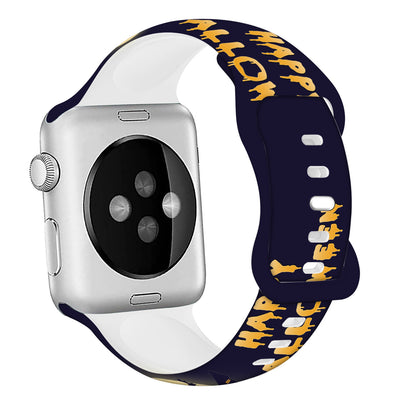 Halloween Silicone Watch Strap – Compatible with Apple Watch