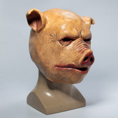 Scary Halloween Pig Head Mask – Latex Costume