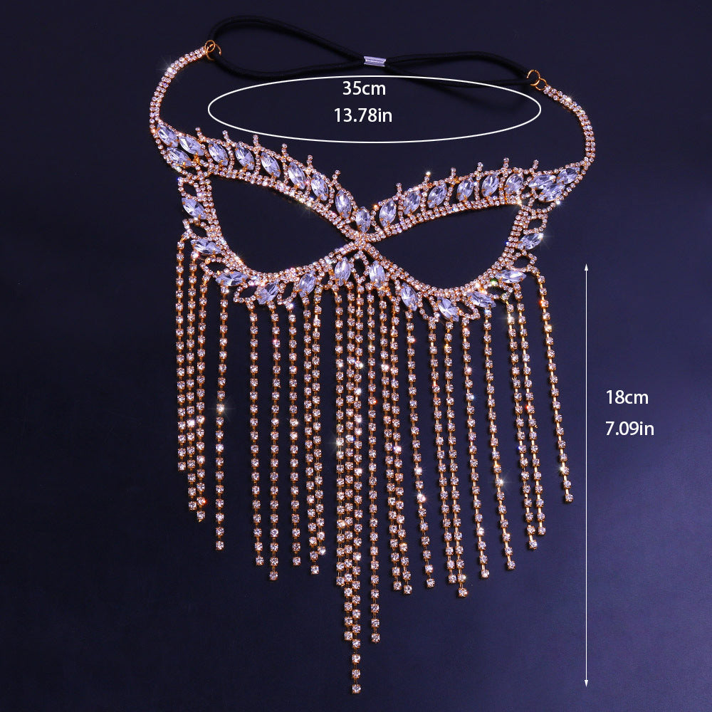 Zircon Catwoman Masquerade Mask – Gold & Silver