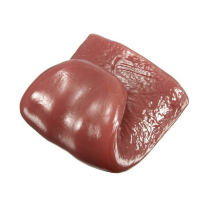 Halloween Fake Tongue Prop – Realistic Steel Needle Trick