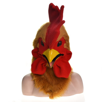 Halloween Yellow Rooster Face Mask