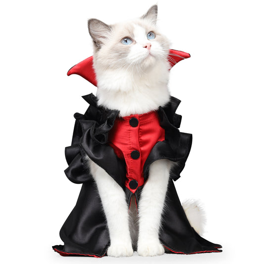 Cat Halloween Vampire Costume – Pet Outfit