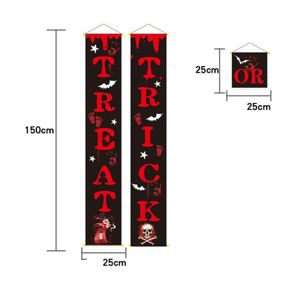 Halloween Outdoor Banner – Spooky Couplets