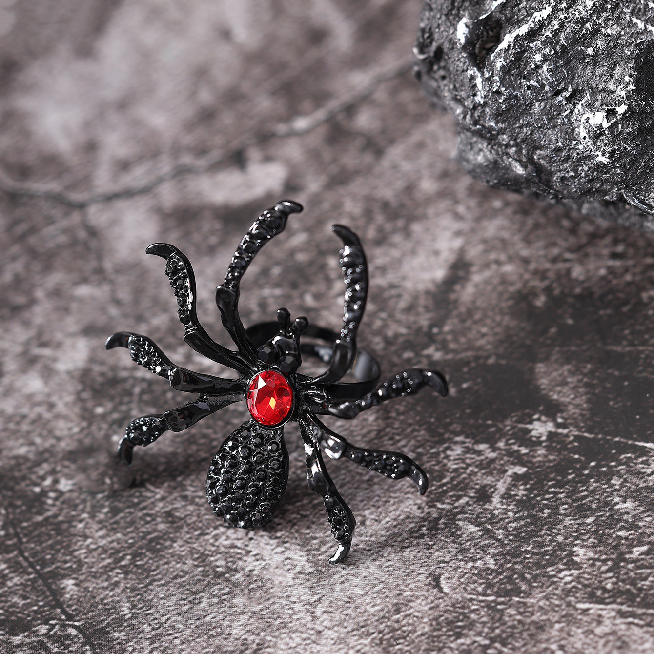 Halloween Gothic Spider Ring