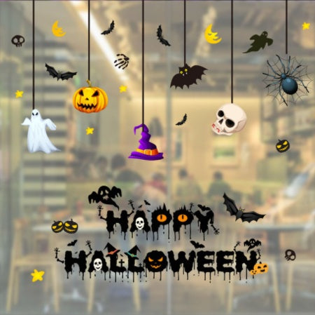 Halloween Colorful Static Stickers