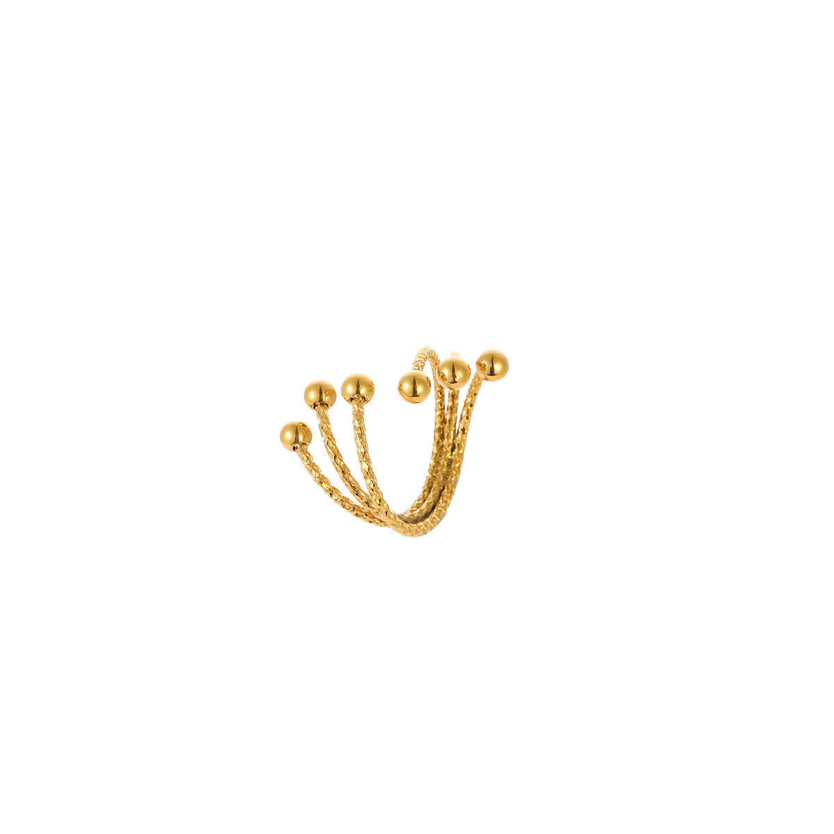 Bracelet Ring 18K Gold Plating Does Not Fade Women's Jewelry