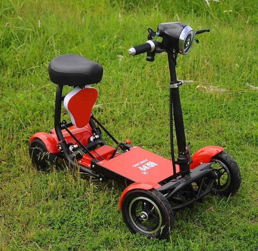 Folding 4-Wheel Electric Scooter for Adults & Elderly