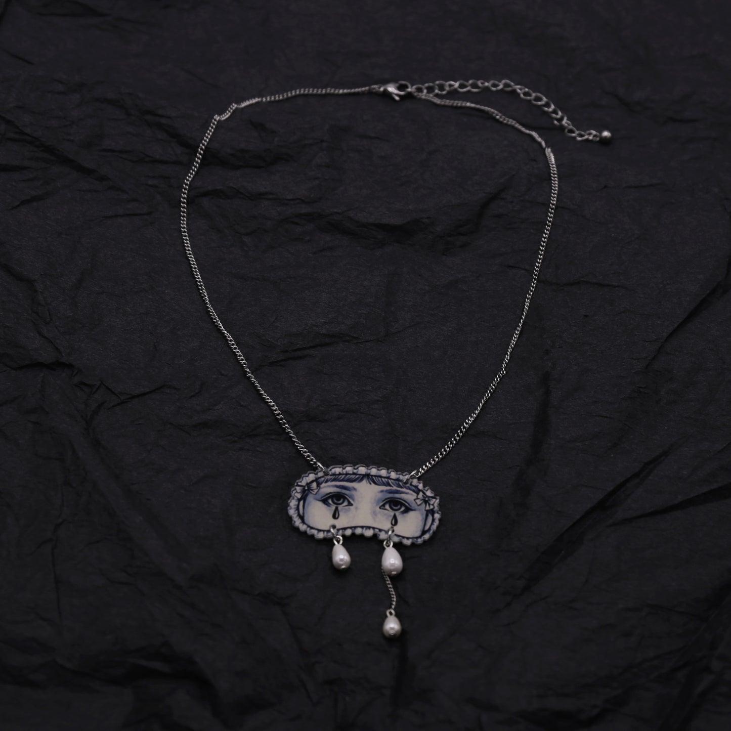 Halloween Pearl Earring & Necklace Set for Ladies