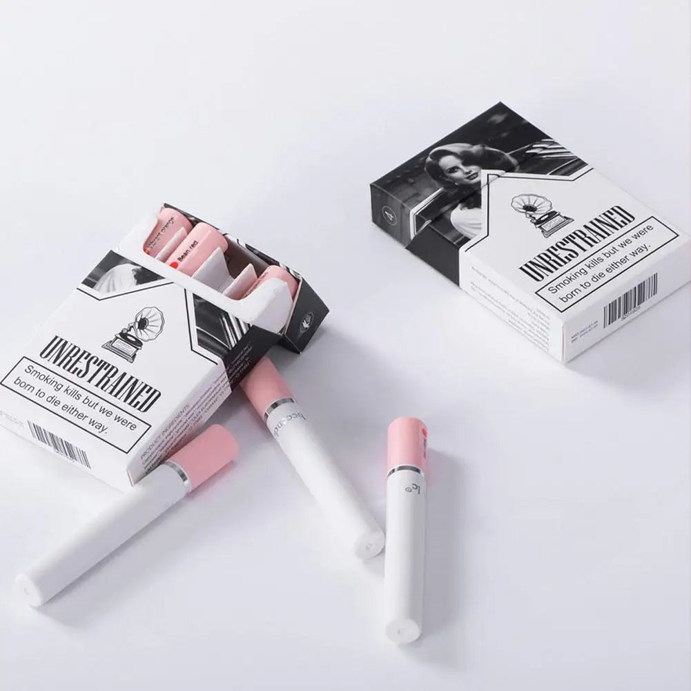 Cigarette Lipstick Set 4 Color Velvet Matte Mini Lip Kit Waterproof