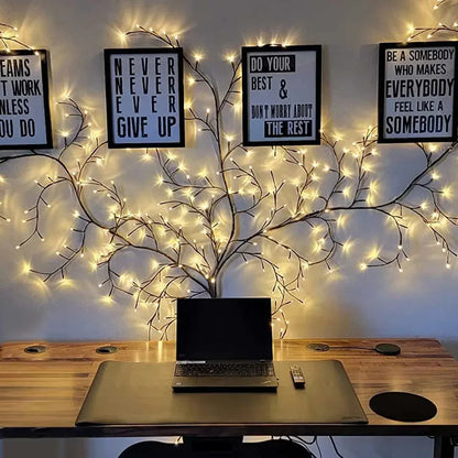 Tree Branch Wall Lights LED Decorative Warm Ambient Home Lighting EU Plug