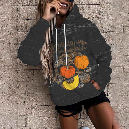 Women’s Halloween Padded Sweater – 3D Street Style