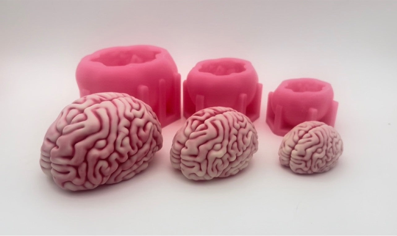 Halloween Skull Cake Mold – Brain Flower Design