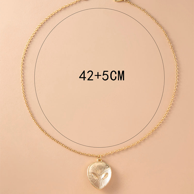 Halloween Alien Face Pendant Necklace