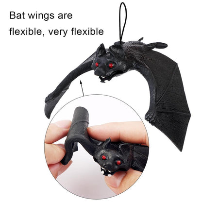 Halloween Hanging Bat Decoration – Realistic & Spooky