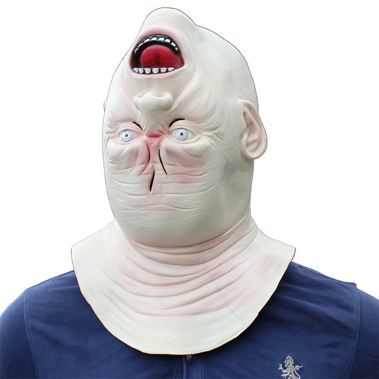 White Horror Face Mask – Halloween Party Prop
