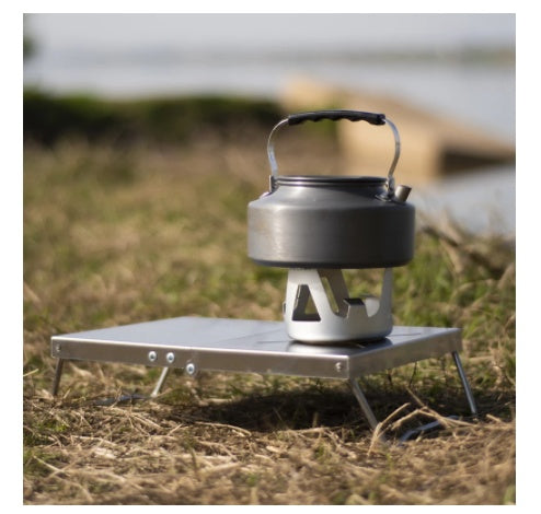 Folding Japanese-Style Insulated Camping Stove Table