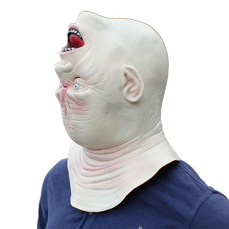 White Horror Face Mask – Halloween Party Prop