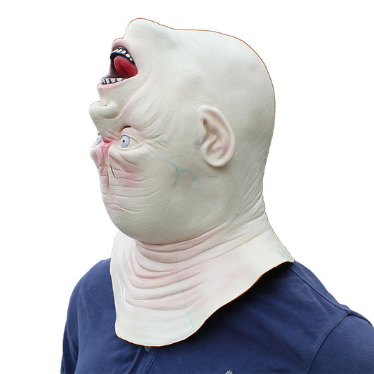 White Horror Face Mask – Halloween Party Prop