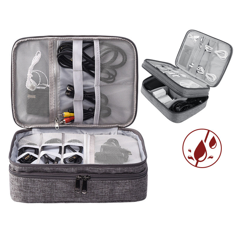 Portable Waterproof Travel Electronics Organizer Bag