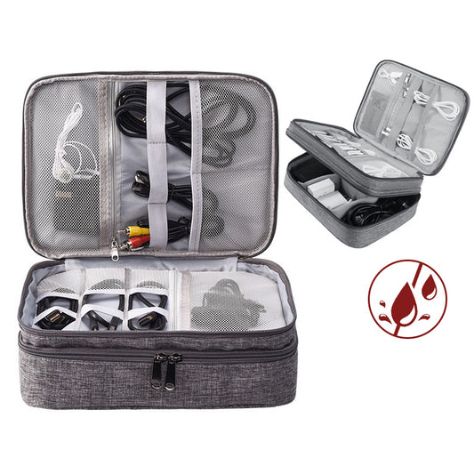 Portable Waterproof Travel Electronics Organizer Bag
